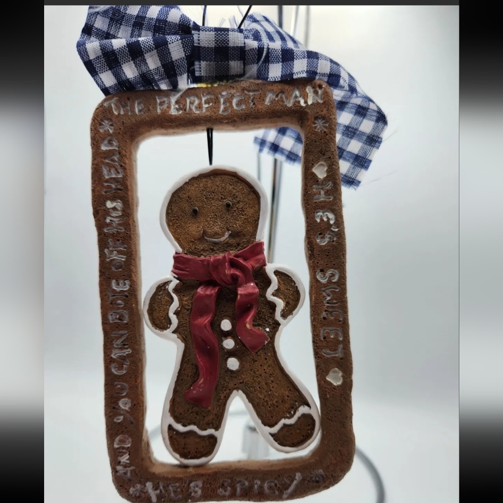 Christmas Ornament, Gingerbread Man, Perfect Man